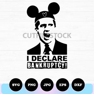 michael scott i declare bankruptcy svg