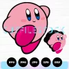 kirby head svg layered