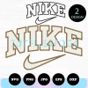 nike swoosh letter svg design