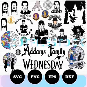wednesday addams svg png