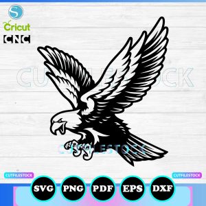 eagle bird flying svg