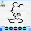 mickey mouse outline svg