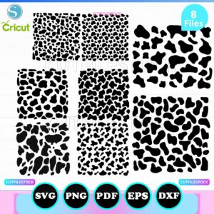 cow print svg bundle