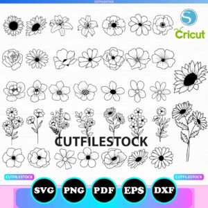 flower svg bundle