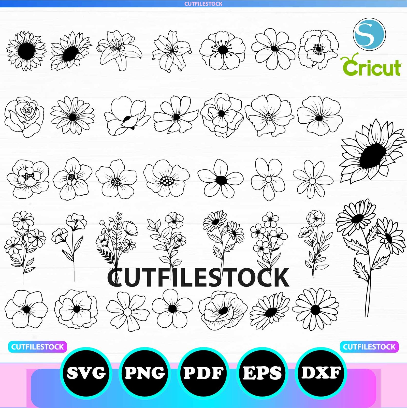flower svg bundle