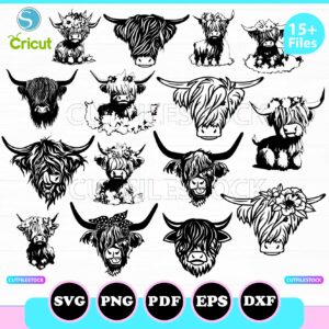 heifer cow svg bundle