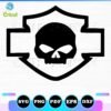 harley davidson willie g skull svg