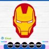 iron man head svg