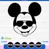 mickey sunglasses svg