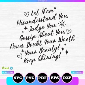 let them misunderstand you judge svg