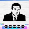 michael scott svg silhouette