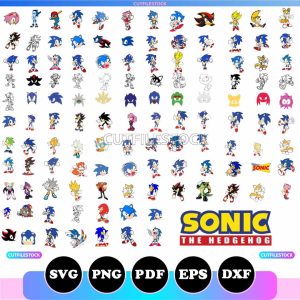 sonic Svg Png Bundle