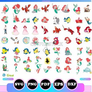 The Little Mermaid Svg Bundle