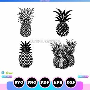 Fruit Pineapple Bundle svg