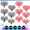 Valentine-Tree-in-Heart Svg